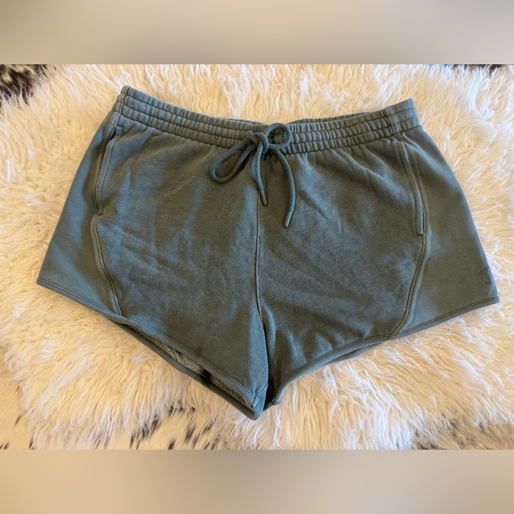 PINK Victoria Secret Green Comfy Shorts
